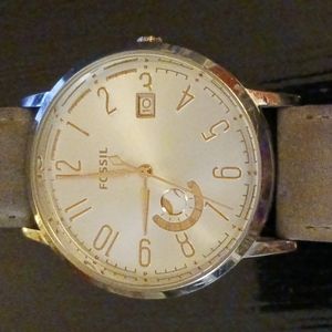 Fossil watch with 2 bands